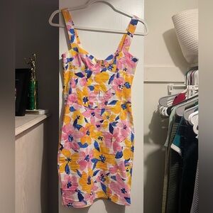 Bodycon Bustier Dress H&M - Floral